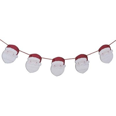 Photo of Merry Little Christmas Wooden Santa Christmas Bunting