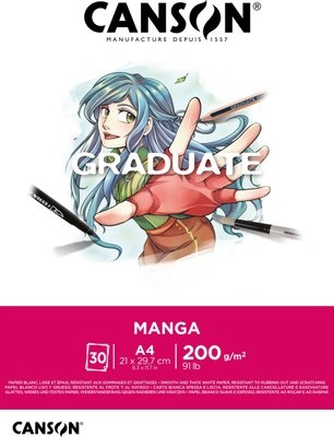Photo of Canson A4 Graduate Manga Pad - 200g