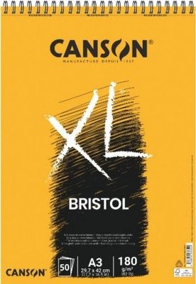 Photo of Canson A3 XL Bristol Drawing Spiral Pad -180gsm