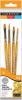 Daler Rowney Simply #4 Gold Taklon Acrylic Brushes - Short Handle Photo