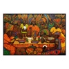 Fancy Artwork Canvas Wall Art :Intricate Patterns Vibrant Hues Come Together - Photo