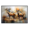Fancy Artwork Canvas Wall Art :Through Abstract Shapes Bold Colors - Photo