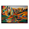 Fancy Artwork Canvas Wall Art :Abstract Piece Celebrates Vibrant Diversity - Photo
