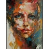 Fancy Artwork Canvas Wall Art :Abstract Portrait of a Woman - Photo