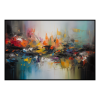 Fancy Artwork Canvas Wall Art :Colourful River Water - Photo