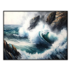 Fancy Artwork Canvas Wall Art :Seascape Beauty Painting - Photo