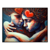 Fancy Artwork Canvas Wall Art :Brimfull of Love Heads - Photo
