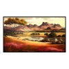 Fancy Artwork Canvas Wall Art :Mountainous Landscape Painting - Photo