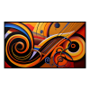 Fancy Artwork Canvas Wall Art :African Rhythm Abstract Painting - Photo