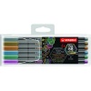 Stabilo Pen 68 Fibre-tip Pen: Metallic Assorted Wallet 6's Photo