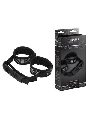 Photo of Steamy Shades Control Cuffs With Bag Hanger