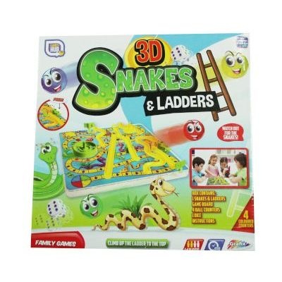 Photo of Grafix 3D Snakes & Ladders Game