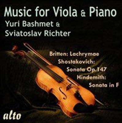 Photo of Music for Viola & Piano