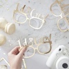 Ginger Ray I Do Crew - Gold Foiled Fun Glasses Photo