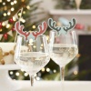 Ginger Ray Vintage Noel Glass Decorations Photo