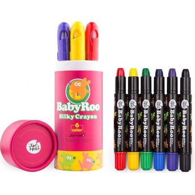 Photo of JarMelo Baby Roo Silky Washable Crayons: 6 Colours