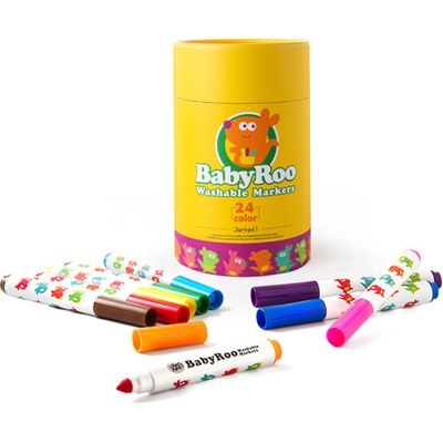 Photo of JarMelo Baby Roo Washable Markers: 24 Markers