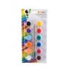 Khoki Poster Paints Sealable Pots Paint Brush 12 Pieces 3 Pack Photo