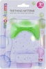 Snookums Teething Mittens - Green Stars Photo