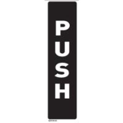 Photo of Tower Push Down Sign