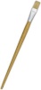 Treeline Long Handle Synthetic Flat Paint Brush Photo