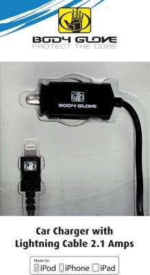 Photo of Body Glove Car Charger & Cable for Lightning Devices
