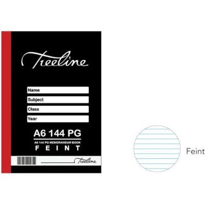 Photo of Treeline A6 Feint Only Memorandum Hardcover Books - Lines
