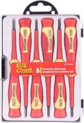 Photo of Tork Craft Precision Electronic Insulated Screwdriver Set