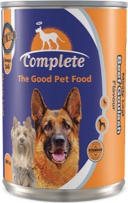 Photo of Complete Tinned Dog Food - Beef Goulash Flavour Chunky Meat Loaf