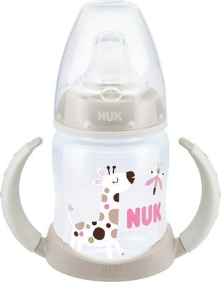 Photo of Nuk First Choice Temperature Control Wide Neck Learner Bottle with Non Spill Spout