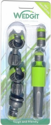 Photo of Wedgit Garden Hose Connector Set - starter set fittings for 12mm garden hose
