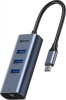 Baseus Enjoyment Series USB-C to 3 USB-A 3.0 Ethernet Dongle Hub Photo