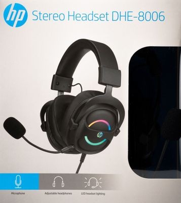 Photo of HP DHE-8006 Gaming Headphones with Microphone & LED Effect