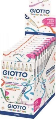 Photo of Giotto Turbo Glitter Pens in Display Box