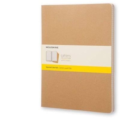 Photo of Moleskine Cahier Journal Pack Soft Squared XX-Large Natural
