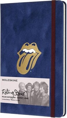 Photo of Moleskine Rolling Stones Limited Edition Flock Large Ruled Notebook