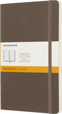 Photo of Moleskine Earth Brown Notebook Pocket Ruled Soft