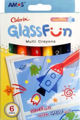 Photo of Amos Colorix Glass Fun Multi Crayons