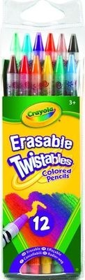 Photo of Crayola Erasable Twistable Coloured Pencil Crayons