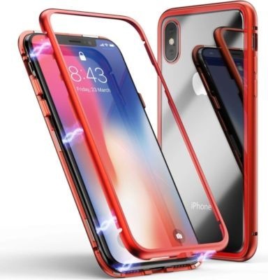 Photo of OEM Red Magnetic Adsorption Phone Cover for iPhone X/ XS