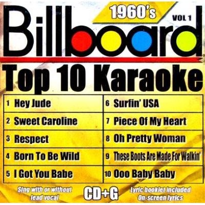 Photo of Rhino Records Billboard Top 10 Karaoke: 1960's CD