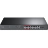 TP LINK TP-LINK TL-SL1218MP network switch Gigabit Ethernet Black Power over Ethernet Photo