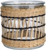 JJR Glass Candle Holder with Paper Rope Weave Photo