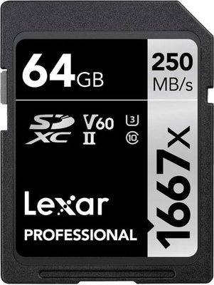 Photo of Lexar 128GB Professional Silver Series 1667x UHS-2 SDXC Memory Card