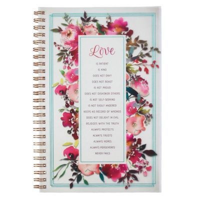 Photo of Christian Art Gifts Inc Love Is Notebook