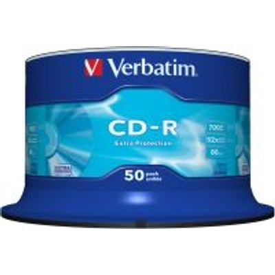 Photo of Verbatim Extra Protection 52x CD-R 50 Pack on Spindle