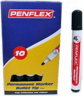 Photo of Penflex PM15 Permanent Markers - 2mm Bullet Tip