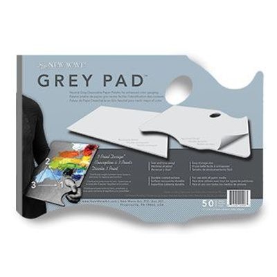 Photo of New Wave Grey Pad Hand Held Disposable Paper Palette