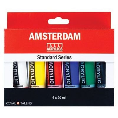 Photo of Amsterdam Talens Acrylic Set - Tubes x 6