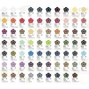 Turner Pub Turner Acrylic Gouache Paint - Hand Painted Colour Chart Photo